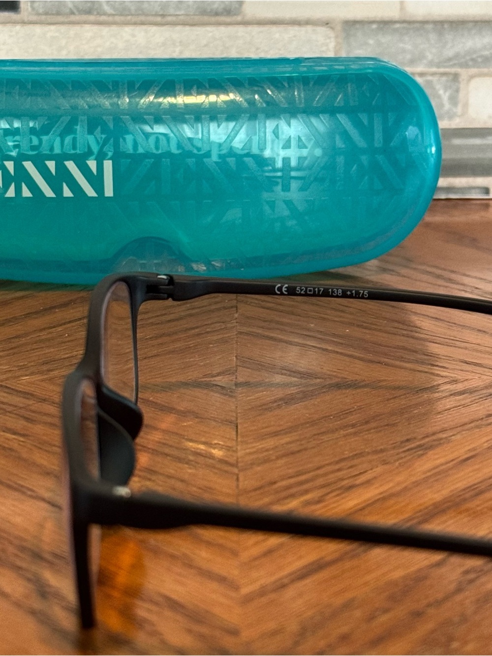 NIB Zenni Classic Matte Black Square Reading Glasses +1.75 Strength - Picture 3 of 3